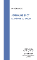 Jean Duns Scot: La théorie du savoir